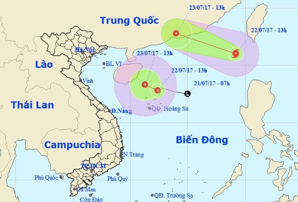 Dự báo thời tiết, áp thấp, áp thấp nhiệt đới, bão số 3, cơn bão số 3
