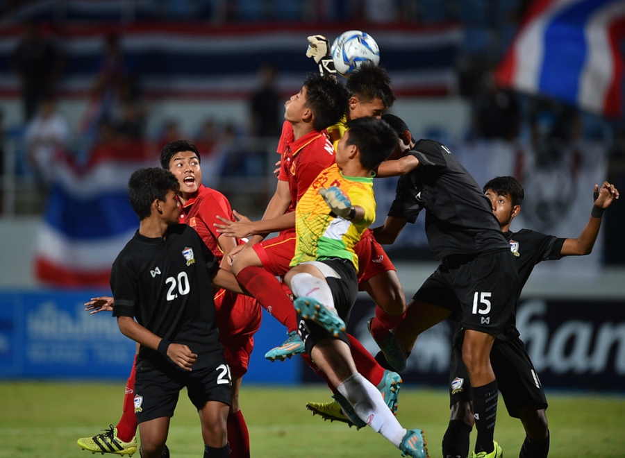 U15 Thai Lan guc nga nhin U15 Viet Nam len ngoi vo dich AFF hinh anh 10