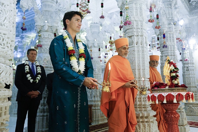  BAPS là tôn giáo thuộc nhánh Swaminarayan của đạo BAPS có mạng lưới khoảng gần 3.900 trung tâm trên khắp thế giới. BAPS đã nhận nhiều giải thưởng quốc gia, quốc tế và là đối tác với Liên Hợp Quốc cho những nỗ lực để khiến xã hội tốt đẹp hơn. (Ảnh: Twitter) 