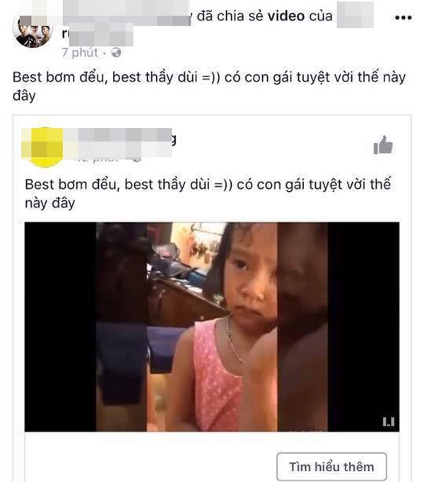 nguoi me soc nang sau khi dang clip 