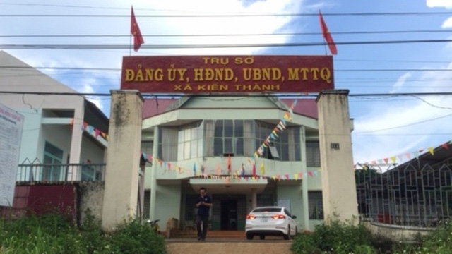  UBND xã Kiến Thành nơi ông Sáng làm Phó bí thư Đảng ủy, Chủ tịch xã 