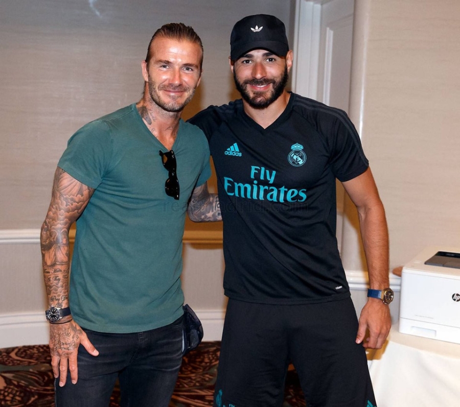 David Beckham hoi ngo voi Zidane va Raul hinh anh 6