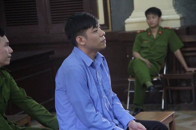 Bị cáo Sơn tại phiên tòa.