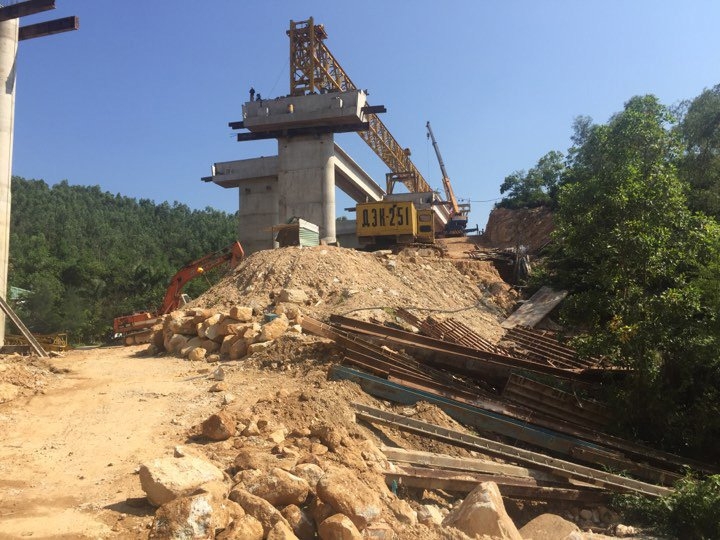 gãy dầm cầu cao tốc, dầm cầu, Hạ Long- Vân Đồn, sập gãy dầm cầu