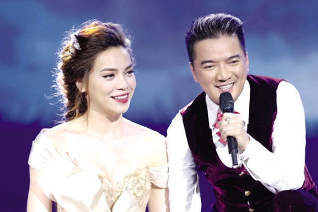 Ca sĩ Đàm Vĩnh Hưng và ca sĩ Hồ Ngọc Hà. Ảnh: TL