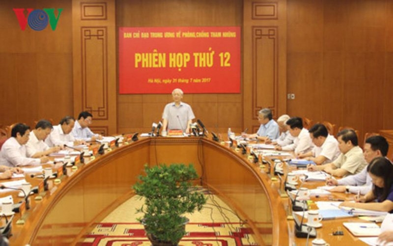 Tổng bí thư Nguyễn Phú Trọng,Nguyễn Phú Trọng,tham nhũng
