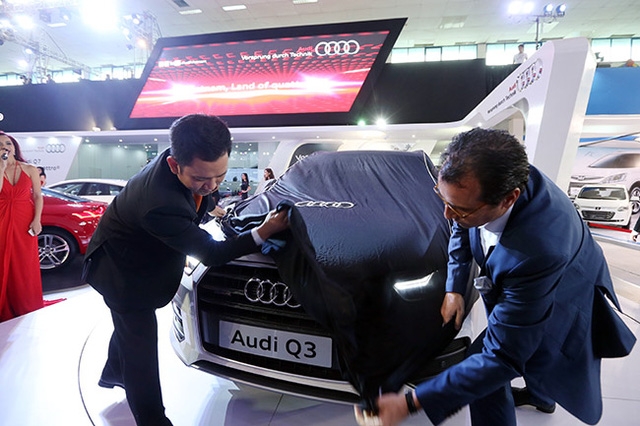 Audi Q3 phiên bản mới xuất hiện lần đầu tiên tại triển lãm ôtô Quốc tế 2015
