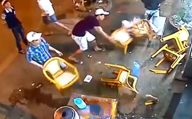 Trung úy công an thừa nhận gọi em trai đến quán nhậu đánh người