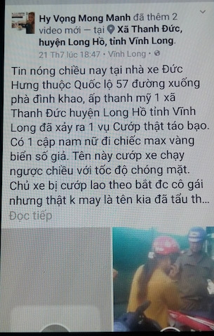 Chủ quán cà phê bịa chuyện cướp táo tợn để… câu like - 1
