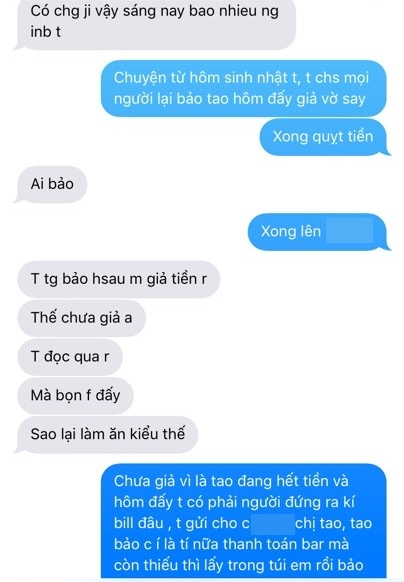 Hotgirl đình đám Hà thành bị tố tổ chức sinh nhật hoành tráng, đốt 14 triệu ở quán bar rồi quỵt nợ? - Ảnh 10.
