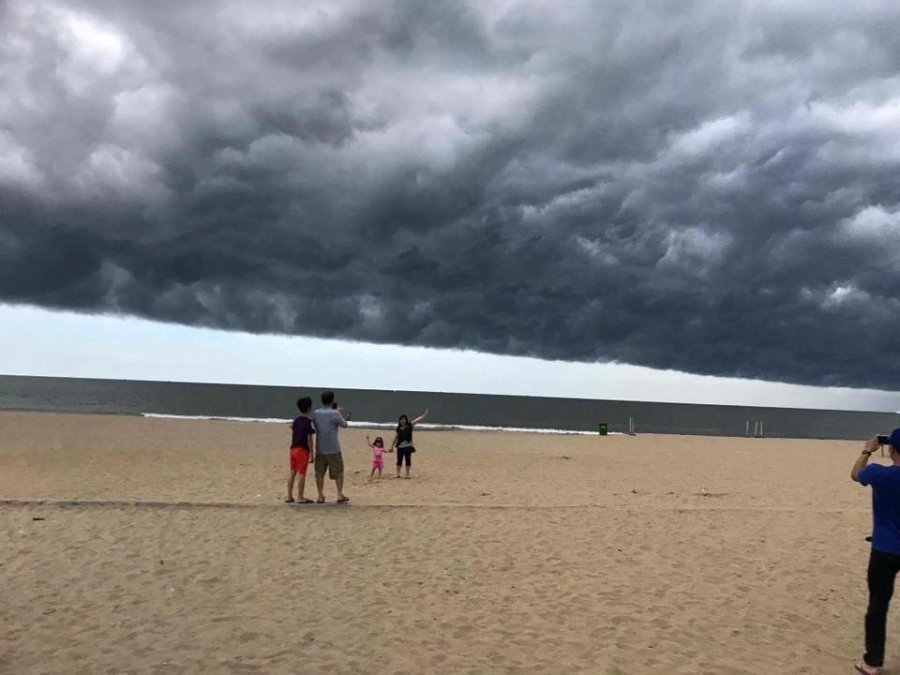 Supercell cloud, Hiện tượng lạ, Bão, Sầm Sơn, Thanh Hóa