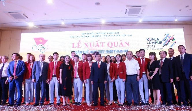 Đoàn thể thao VN xuất quân tham dự SEA Games 29