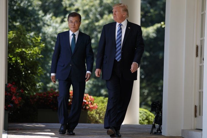 trump moon jae in