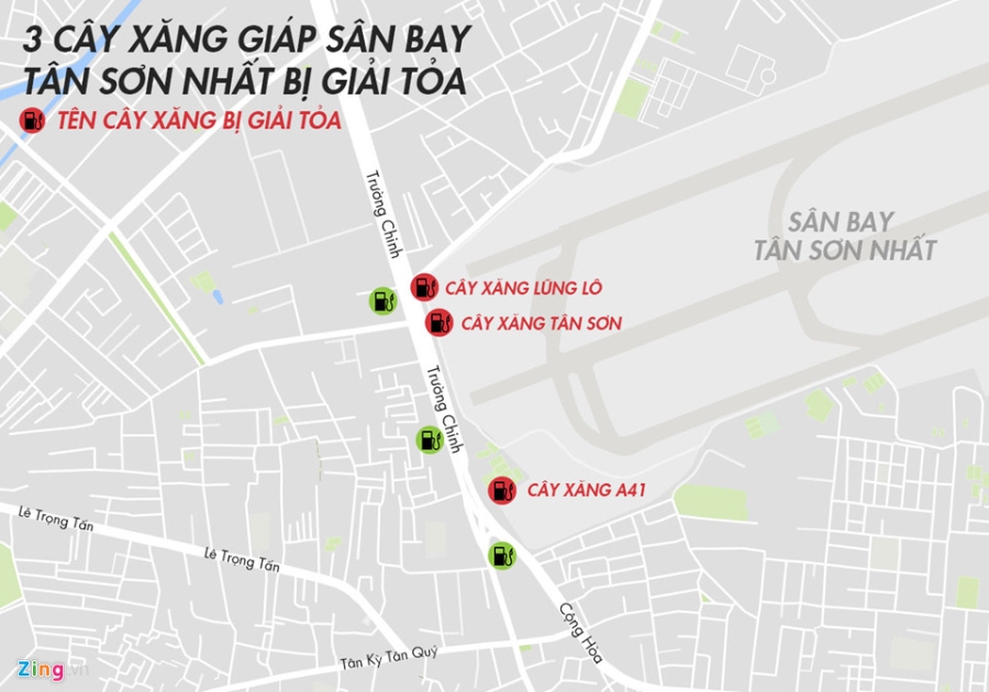 Can canh hang chuc kiot, cay xang giap san bay Tan Son Nhat hinh anh 17