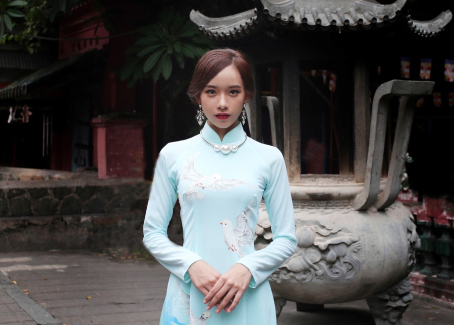 Co gai tung thi 21 cuoc thi sac dep gay chu y o HH Hoan vu Viet Nam hinh anh 4
