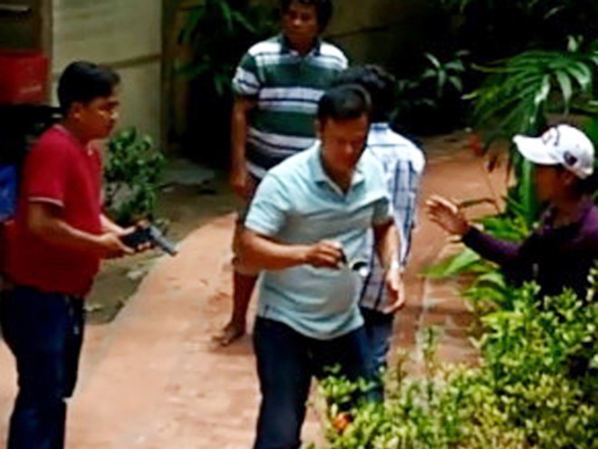 Cong an Phu Quoc kiem diem vu canh sat rut sung o nha nghi hinh anh 2