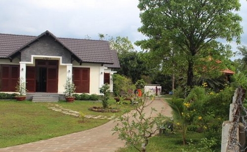 Khu biệt thự nhà vườn xây dựng trái phép của gia đình Phó Trưởng ban Tổ chức Tỉnh ủy Đồng Nai. Ảnh: Thái Hà