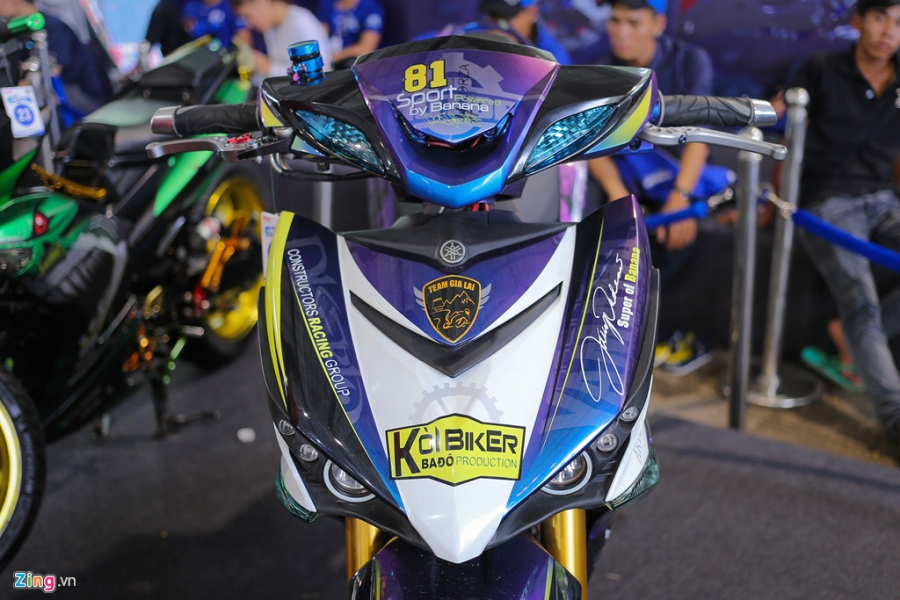 Exciter 150 do dan chan khung cua biker Viet hinh anh 3