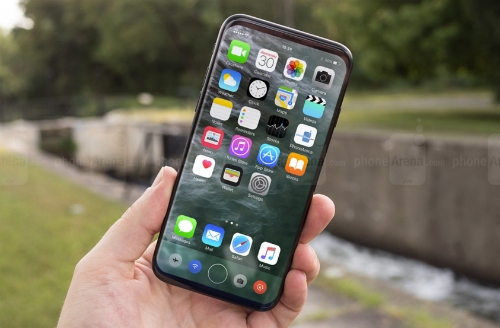 iPhone 8 được cho có thiết kế màn hình tràn viền.