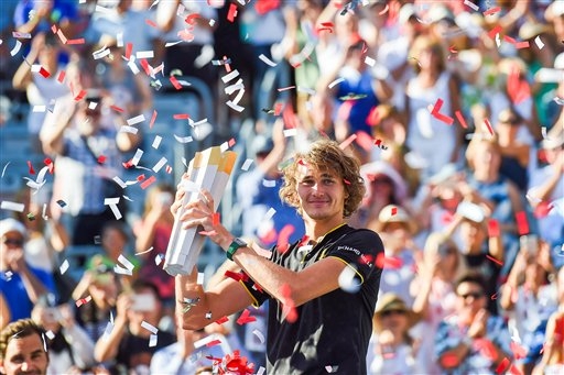  Alexander Zverev đăng quang giải Masters 1000 thứ hai trong năm 
