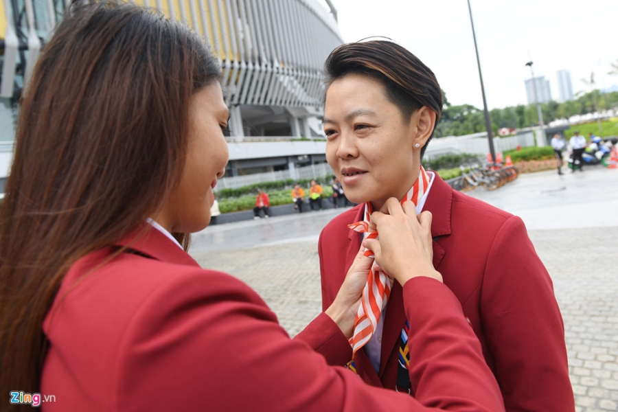 Quoc ky Viet Nam tung bay tai le thuong co SEA Games 29 hinh anh 2