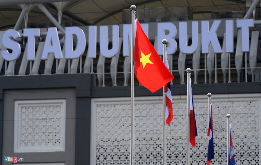 Quoc ky Viet Nam tung bay tai le thuong co SEA Games 29 hinh anh 7