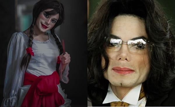 9X Sai Gon cosplay Annabelle bi fan Michael Jackson nem da hinh anh 3