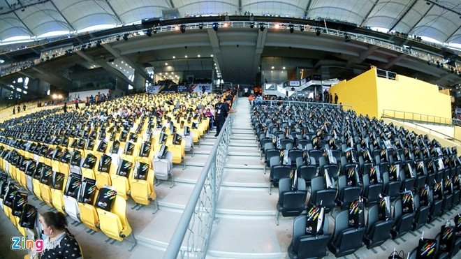 Khai mac SEA Games 29: Bieu dien nghe thuat duoi mua lon hinh anh 13