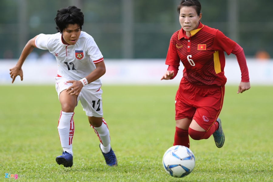 Ha Myanmar, Viet Nam hen Thai Lan o 'chung ket' bong da nu hinh anh 4