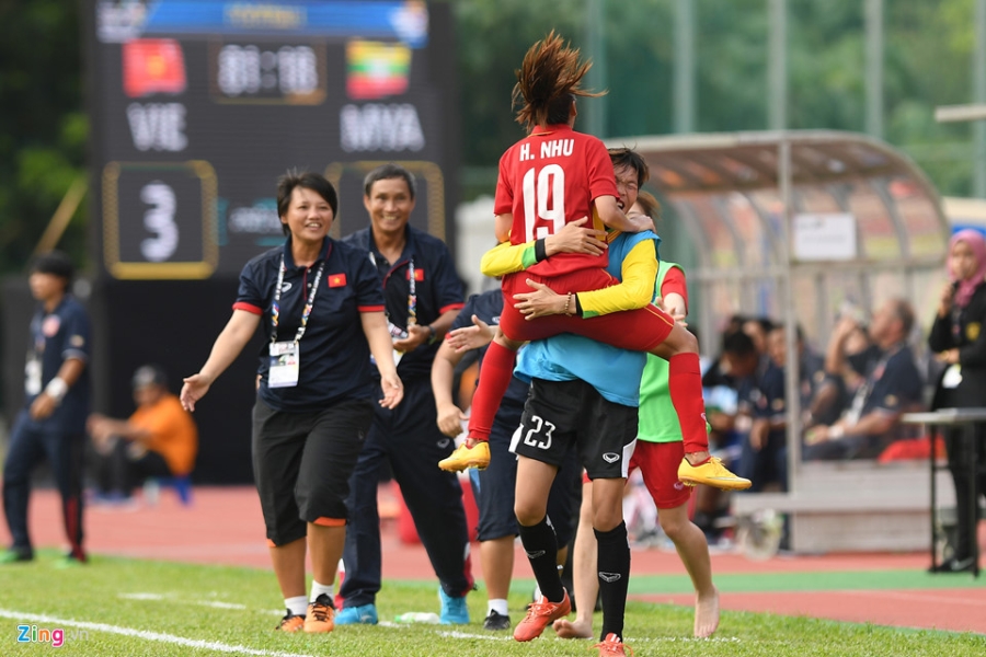 Ha Myanmar, Viet Nam hen Thai Lan o 'chung ket' bong da nu hinh anh 10