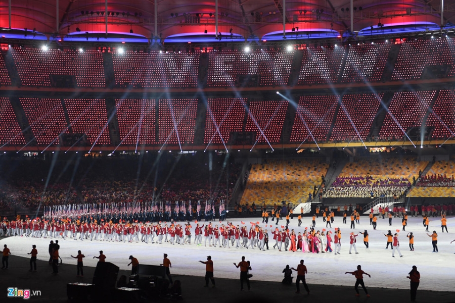 Le khai mac SEA Games 29 an tuong duoi con mua xoi xa hinh anh 9