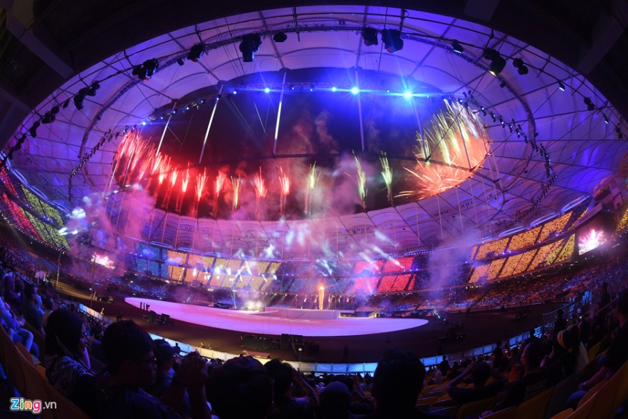 Le khai mac SEA Games 29 an tuong duoi con mua xoi xa hinh anh 18