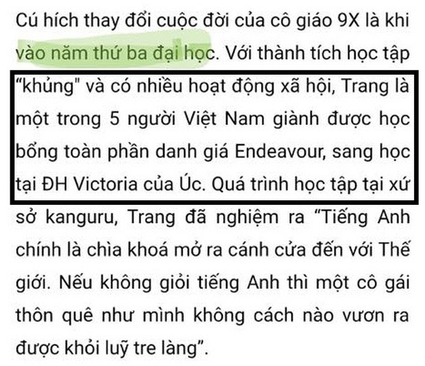 Cô giáo xuất hiện trong clip phát âm sai tiếng Anh có thật sự từng giành học bổng danh giá của chính phủ Úc? - Ảnh 7.