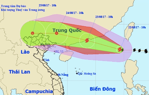 Dự báo thời tiết, Áp thấp nhiệt đới, Tin bão mới nhất, Cơn bão số 6, bão số 6, tin bão mới nhất, bão Hato