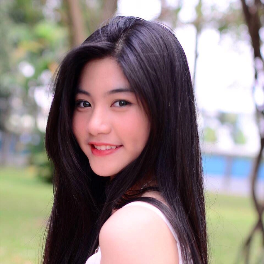 Nu sinh Sai Gon co ma lum xinh dep khong thich duoc goi la hot girl hinh anh 4