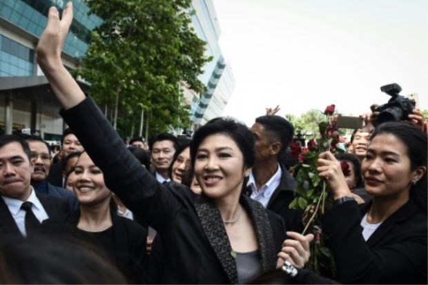 4.000 cảnh sát bảo vệ phiên tòa tuyên án bà Yingluck - ảnh 1