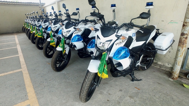 Dàn xe phục vụ công tác dẫn đường