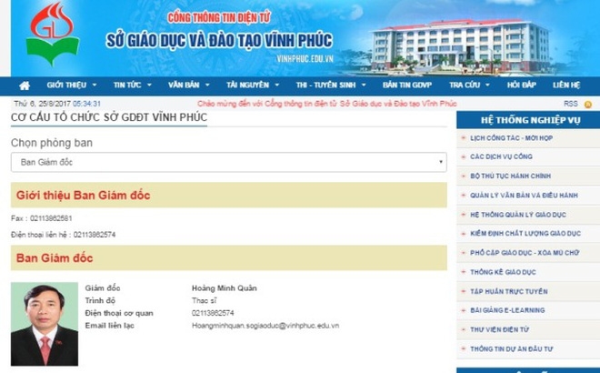 Ủy ban Kiểm tra Tỉnh ủy Vĩnh Phúc vào cuộc vụ 38/45 công chức Sở Giáo dục là lãnh đạo