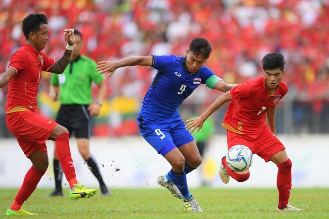 Hạ Myanmar ở phút 90+5, U-22 Thái Lan đoạt vé vào chung kết