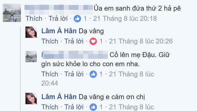 Lâm Á Hân đăng ảnh bầu bí, chia sẻ cảm xúc khi mang thai bé gái ở tuần thứ 34 - Ảnh 4.