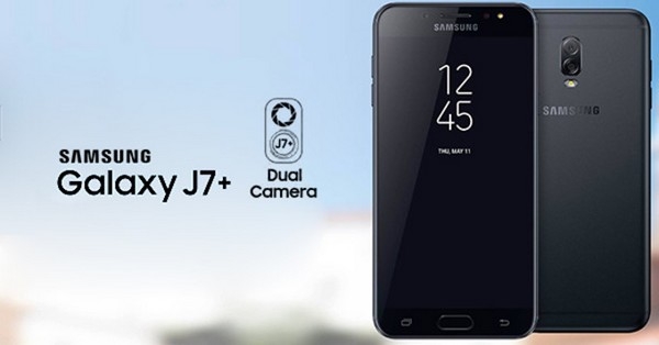 Hình ảnh Galaxy J7+ với cụm camera kép vừa bị lộ diện