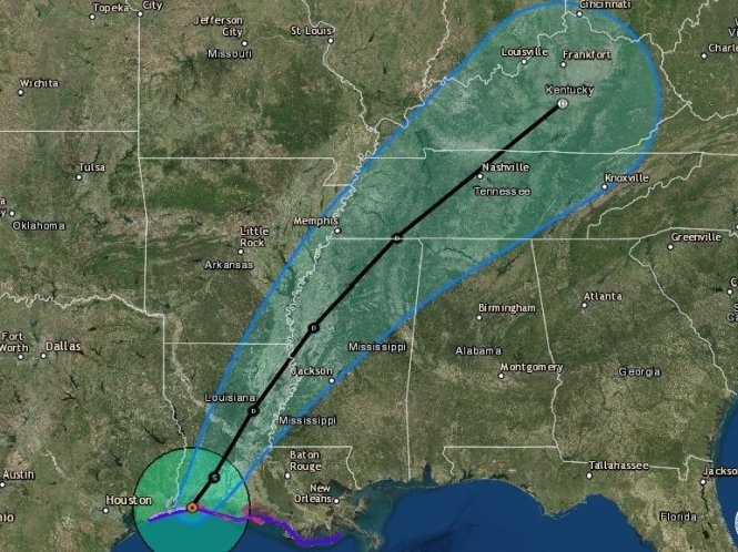 Khu người Việt ở Houston không bị ngập nước 