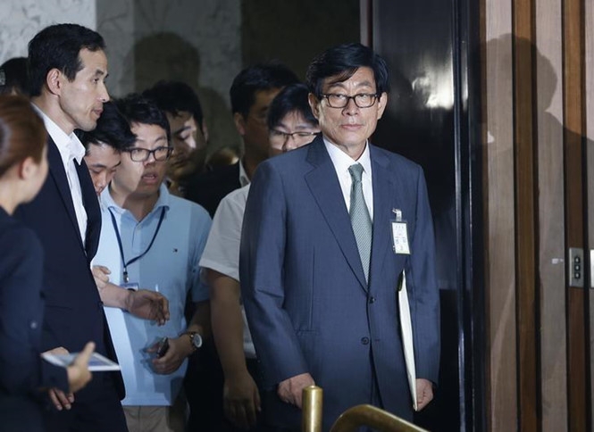 Ông Won Sei-hoon, nguyên Giám đốc Cơ quan Tình báo quốc gia của Hàn Quốc /// Reuters