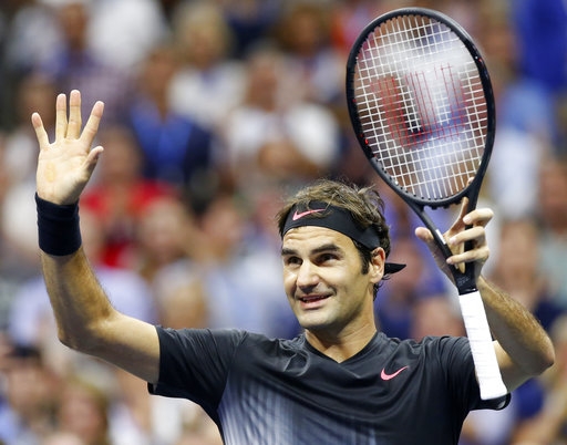  Federer đang cải thiện mạnh phong độ ở Mỹ mở rộng 2017 