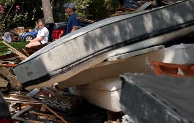 Mỹ: Người dân Texas trở về nhà sau siêu bão Harvey - ảnh 15