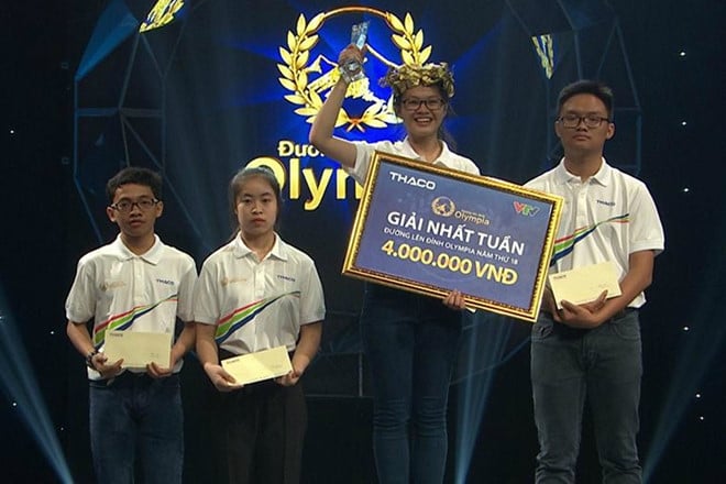 10X duoc goi vui la nu than sau cu loi nguoc dong o thi tuan Olympia hinh anh 1