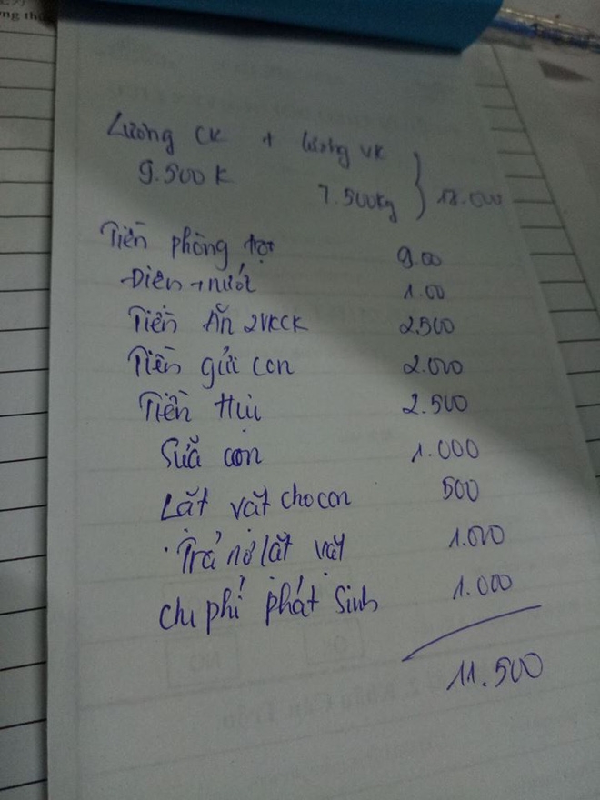 Tổng lương 12 triệu, tháng nào cũng tiêu hết 9 triệu đổ lên, cô vợ trẻ phát khóc vì không đủ tiền sửa nhà - Ảnh 5.