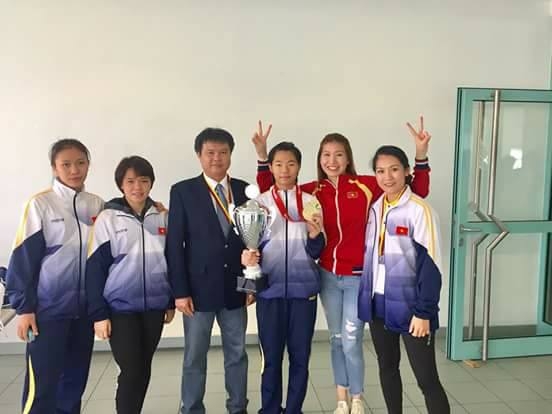 Đội tuyển karatedo Việt Nam tranh tại Premier League K1 tại Leipzig (Đức)