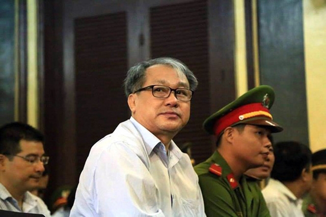 Phạm Công Danh trong phiên tòa xét xử phúc thẩm giai đoạn 1.