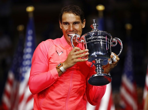  Nadal lần thứ ba vô địch Mỹ mở rộng 